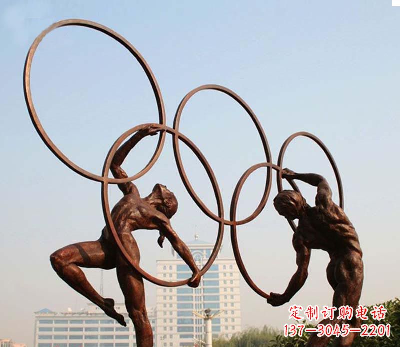 山东运动员铜雕精美礼品