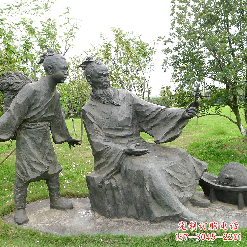 山东“朱耷”全新系列雕塑——传承明清文化,记录中国历史