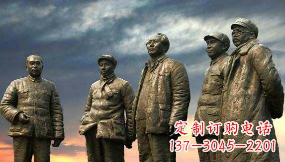 山东伟人铜雕——记住历史中的英雄