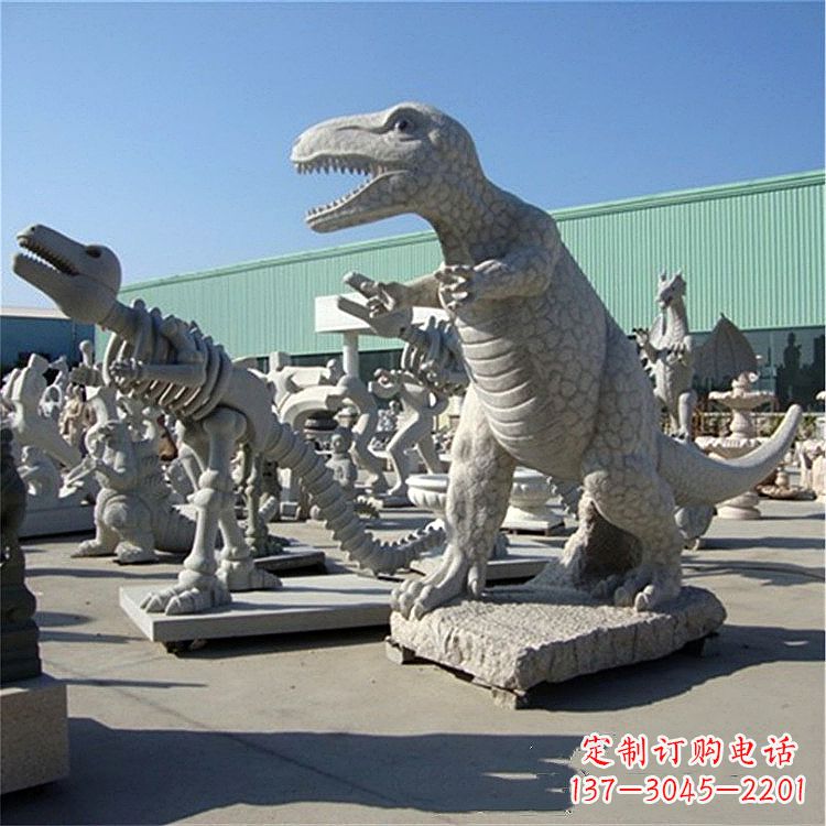 山东霸王龙石雕塑