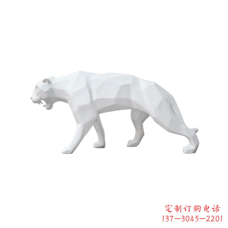 山东玻璃钢豹雕塑
