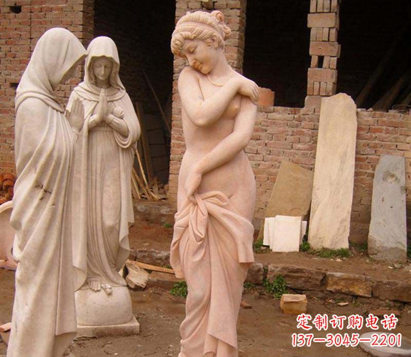 山东美丽的女人雕塑