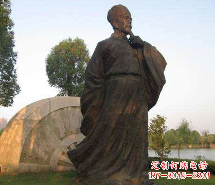 山东北宋文学家欧阳修铜雕