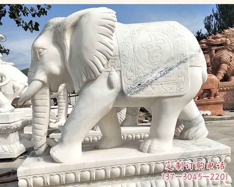 山东大象石雕