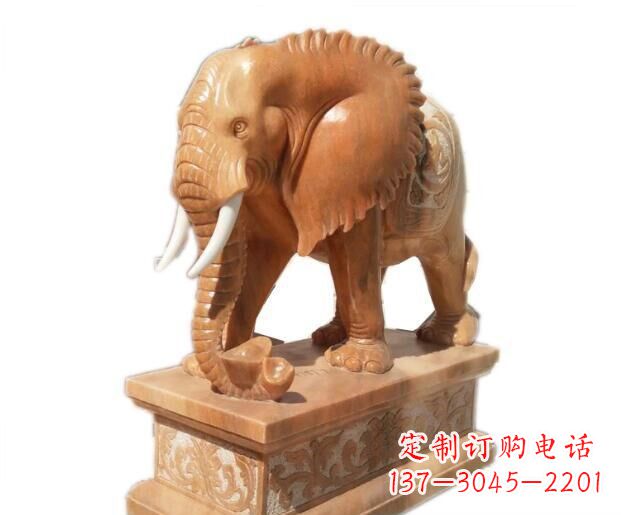 山东大象石雕