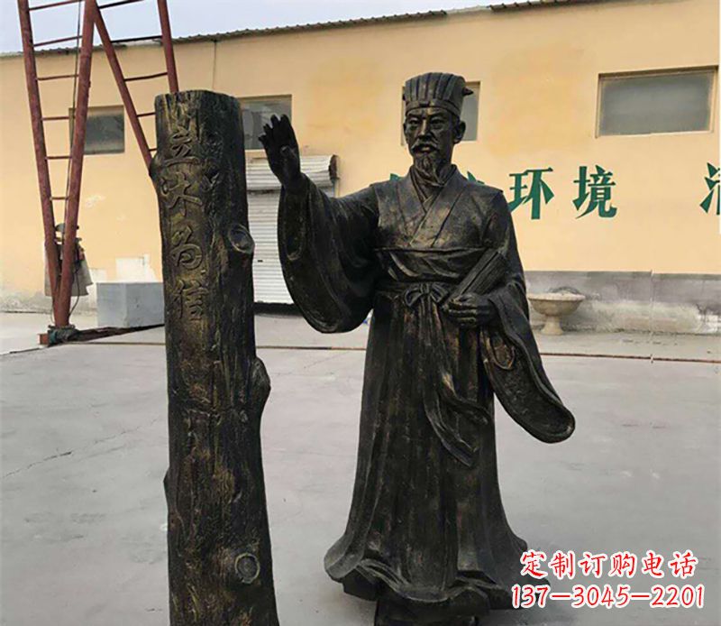 山东扁鹊铜雕