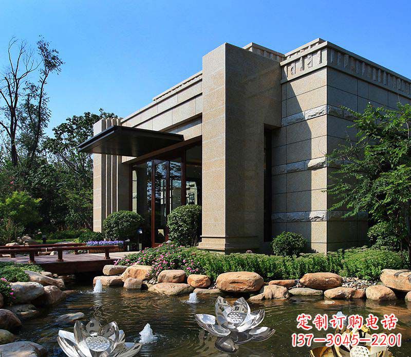 山东不锈钢莲花雕塑