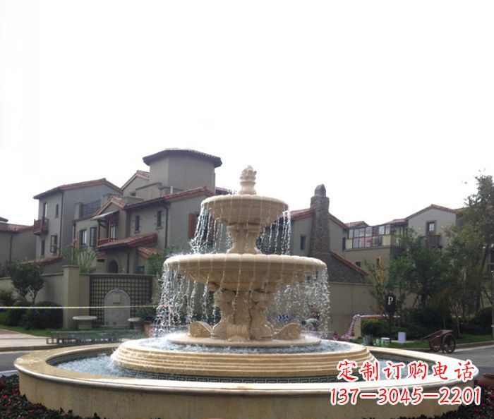 山东别墅景观大型喷泉石雕 (4)