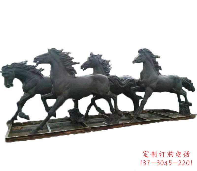 山东铜质动物雕塑,为别墅景观增添美感