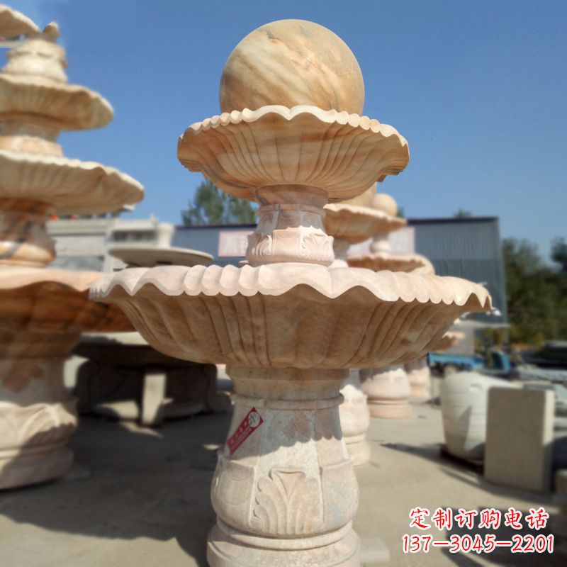 山东别墅庭院风水球