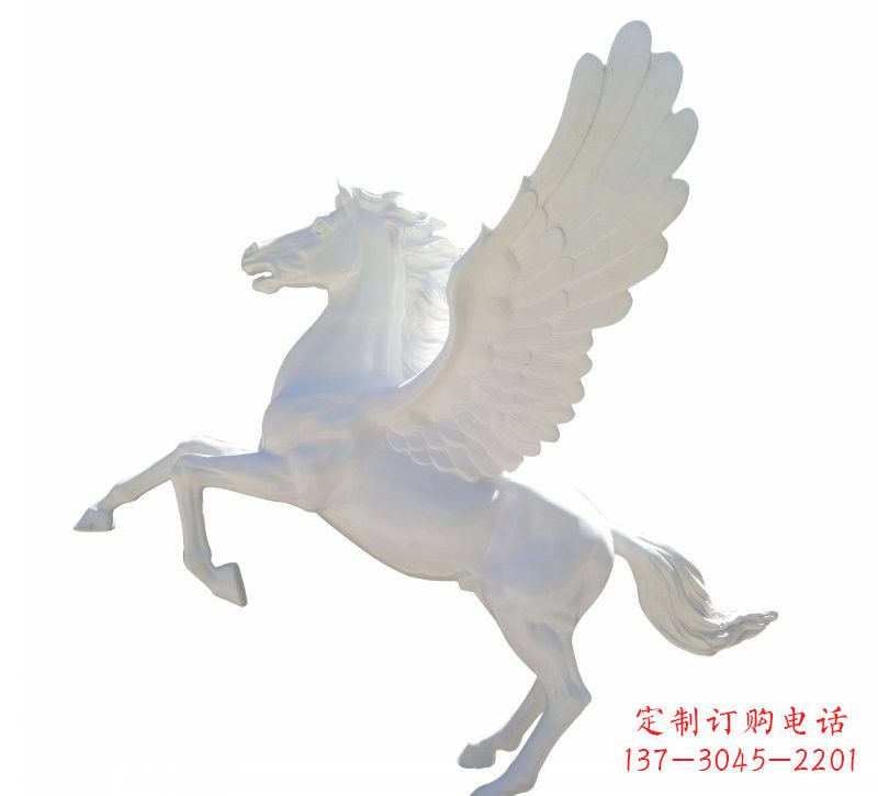 山东玻璃钢白色飞马