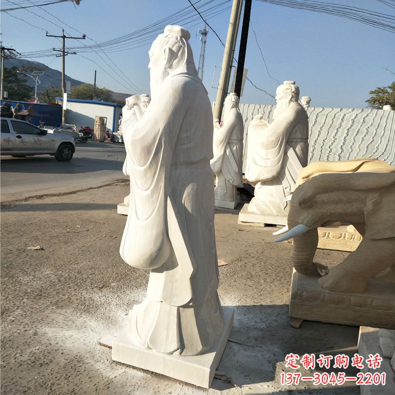 山东孔子——玻璃钢雕塑的象征