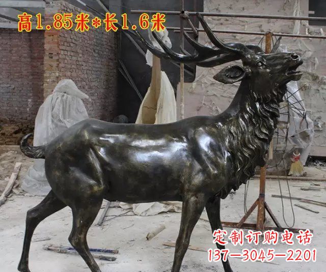 山东玻璃钢仿铜动物雕塑精美绝伦