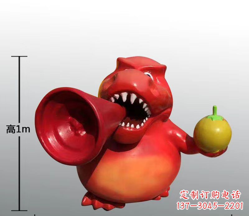 山东玻璃钢卡通动物雕塑