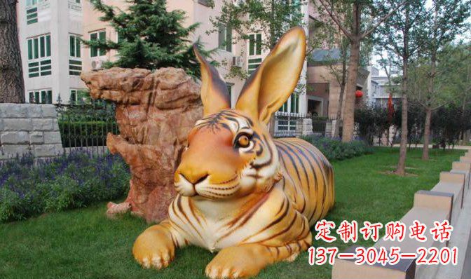 山东玻璃钢兔子雕塑精致、经典、永恒