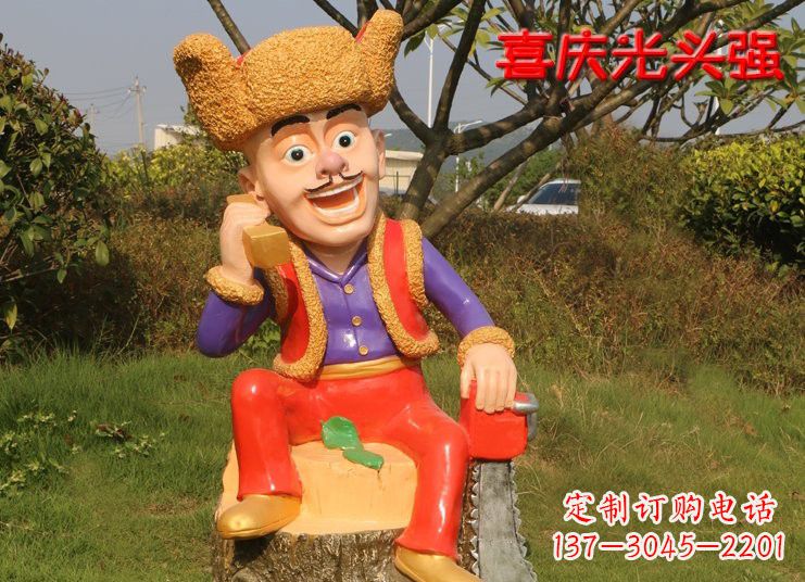 山东玻璃钢熊大熊二光头强