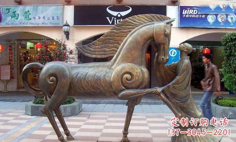 山东传承着传奇马雕塑