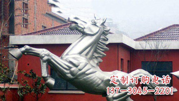 山东不锈钢奔马雕塑展现力量与美感