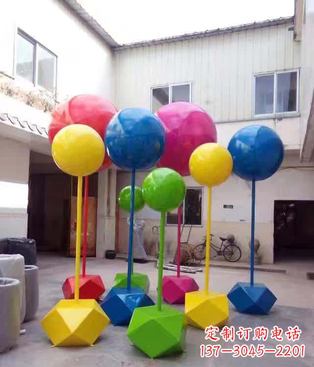 山东不锈钢彩色气球雕塑艺术的绚丽缤纷