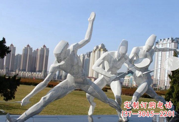 山东精致不锈钢羽毛球雕塑