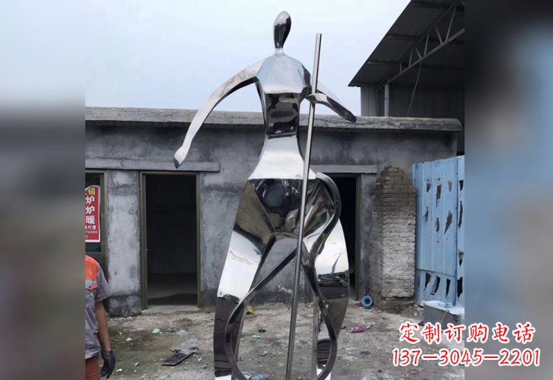 山东精致的不锈钢大提琴雕塑