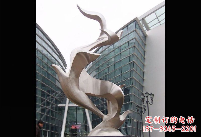 山东精美的不锈钢大雁雕塑