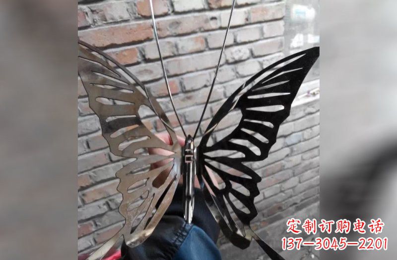 山东精美不锈钢蝴蝶雕塑
