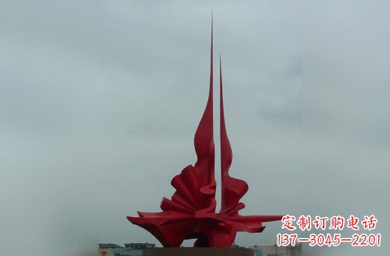 山东不锈钢抽象火炬雕塑222