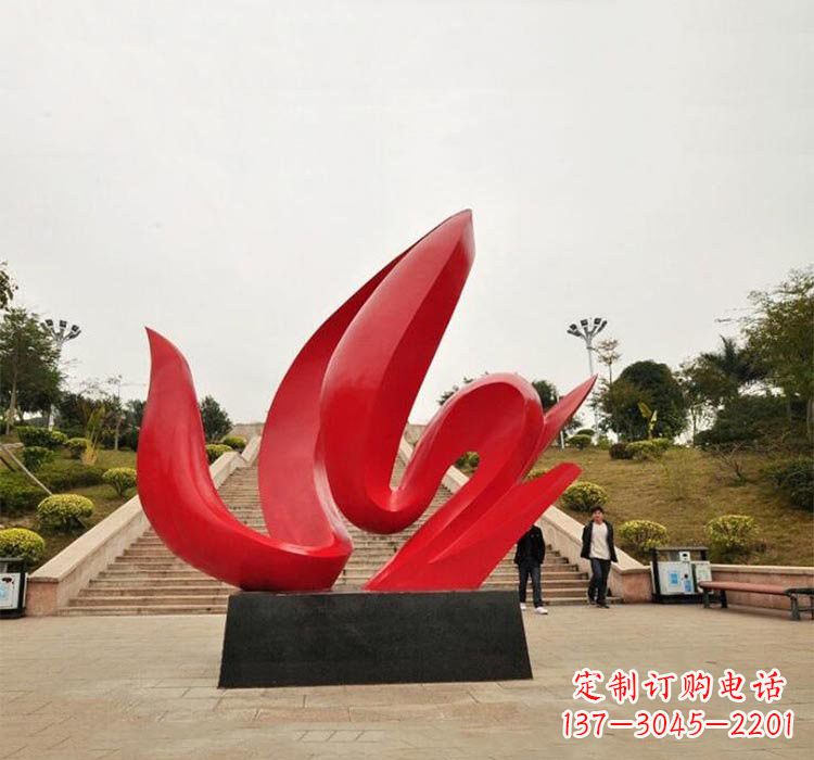 山东不锈钢火苗雕塑艺术之灵感