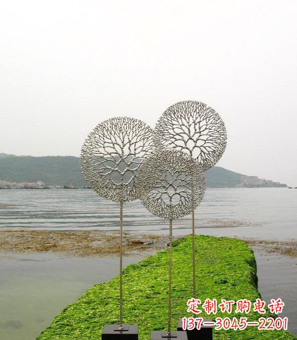 山东不锈钢蒲公英雕塑抽象美的象征