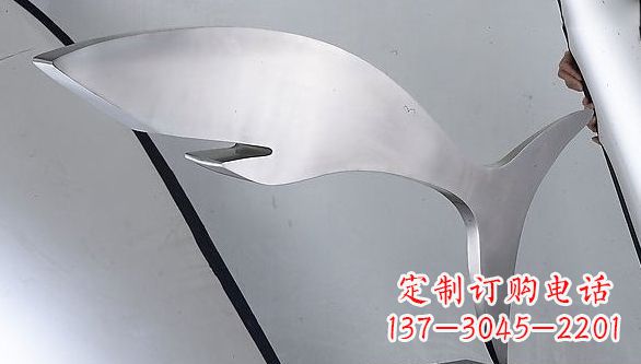 山东不锈钢鲨鱼雕塑艺术精品