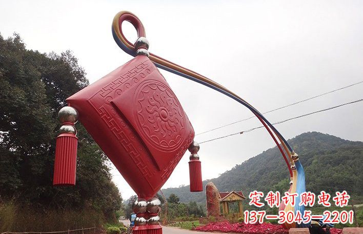 山东精美不锈钢拱门雕塑