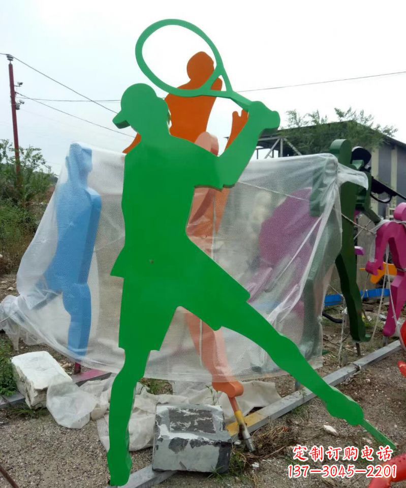 山东羽毛球雕塑不锈钢的艺术精灵