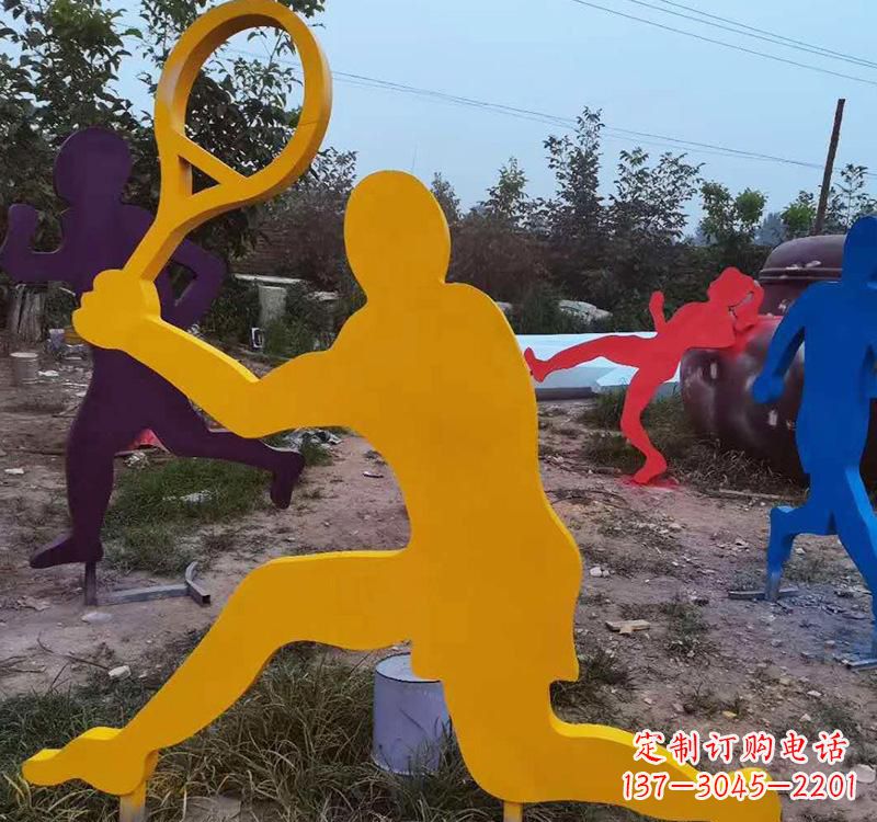 山东不锈钢羽毛球雕塑精致、经典、美观