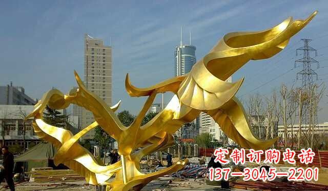 山东不锈钢大雁雕塑——一件传承中华文化的艺术杰作