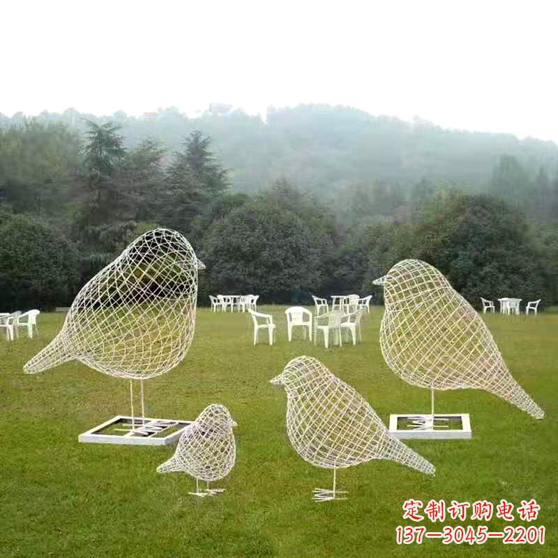 山东精美鸽子雕塑,点缀绿地园林