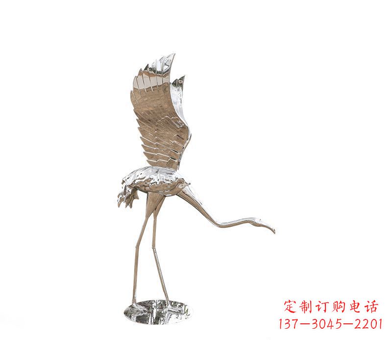 山东不锈钢火烈鸟雕塑灿烂耀眼的艺术之作