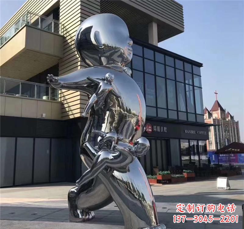 山东不锈钢儿童雕塑