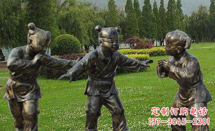 山东儿童的心灵世界——不锈钢儿童雕塑