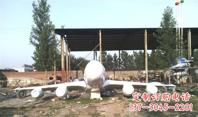 山东不锈钢飞机雕塑给空中飞行者的致敬