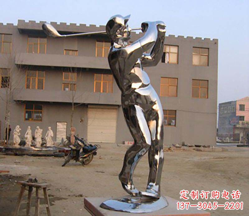山东不锈钢高尔夫雕塑