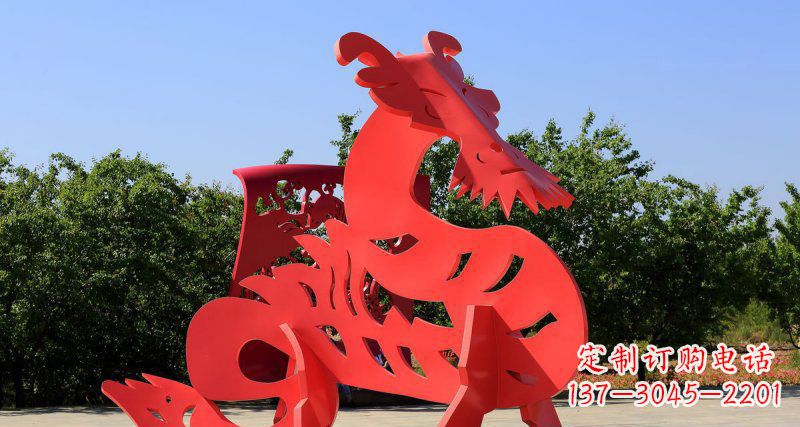 山东不锈钢貔貅雕塑为广场增添美感