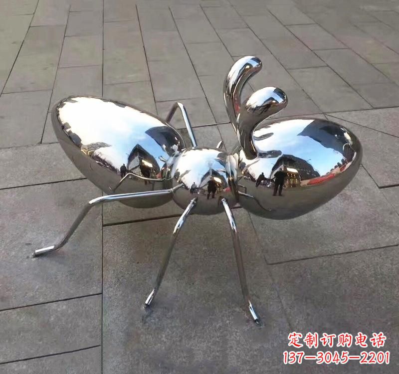 山东不锈钢广场蚂蚁雕塑