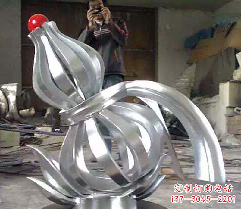 山东不锈钢葫芦雕塑艺术与科技的完美结合