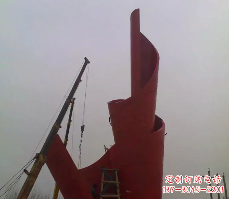 山东不锈钢火炬雕塑点燃社会进步的火炬