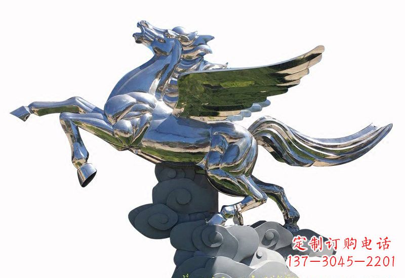 山东不锈钢马雕塑把美丽的艺术带入家庭