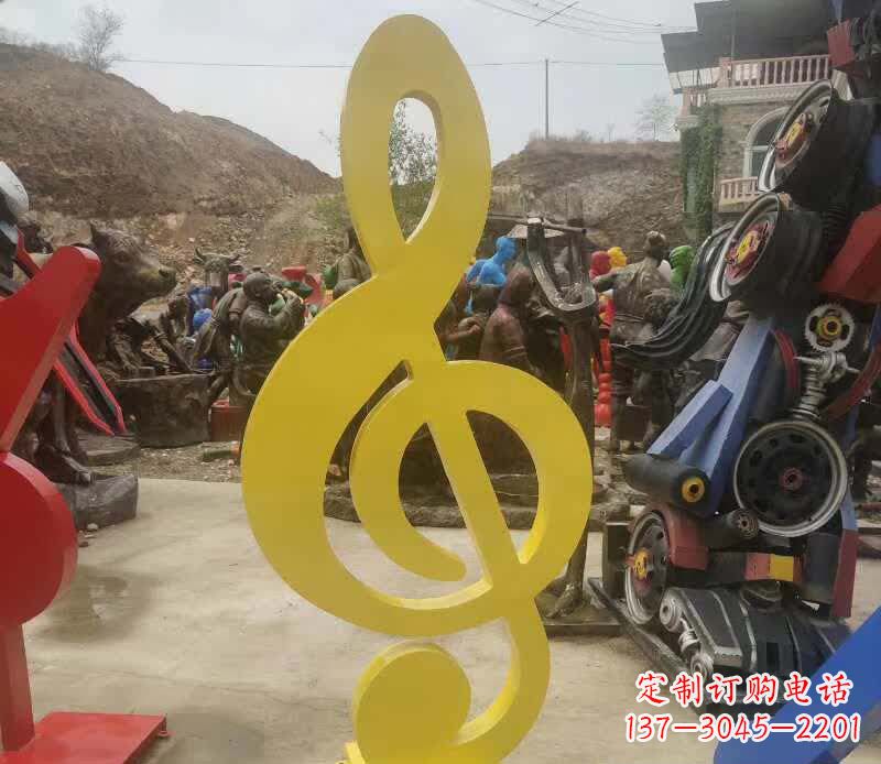 山东不锈钢音符雕塑美丽而持久的艺术
