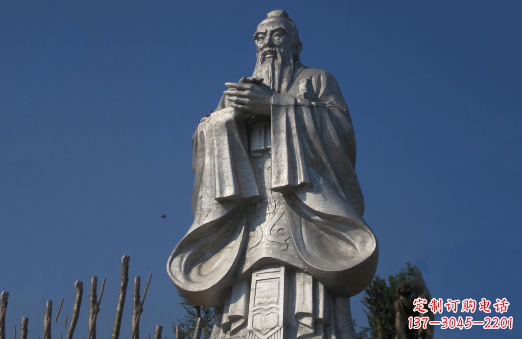 山东不锈钢孔子人物雕塑——传承中华文化的精神象征