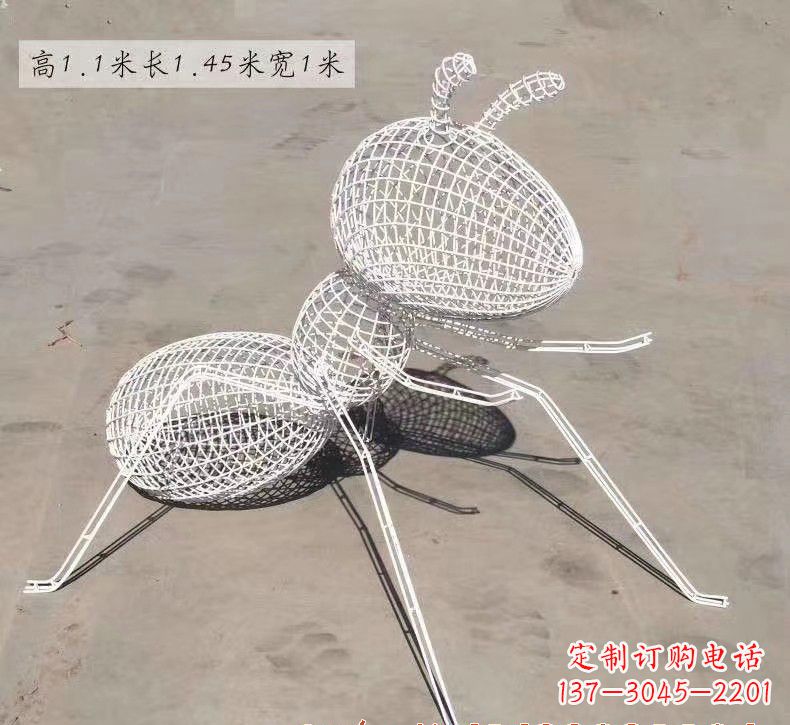 山东不锈钢镂空蚂蚁雕塑
