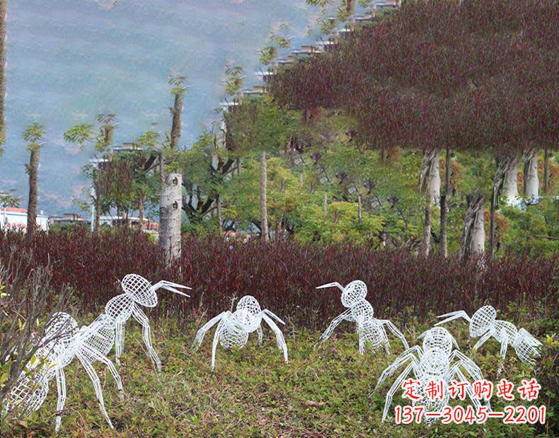 山东不锈钢蚂蚁镂空雕塑艺术与自然的完美结合